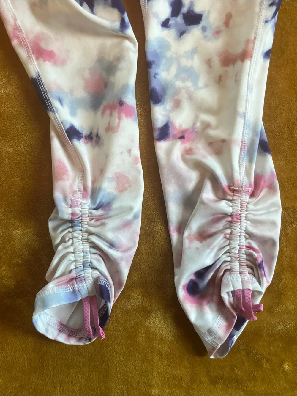 Old Navy Active Leggings Lot 5 Girls sz 8 Medium Black Camo White Back to School